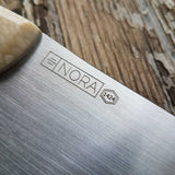 NORA #1424 - 7.5' AEB-L Stainless Kiritsuke - Ivory Juma