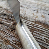 NORA #1424 - 7.5' AEB-L Stainless Kiritsuke - Ivory Juma