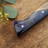 NORA #1425 - 7.5' AEB-L Stainless Santoku - Peacock