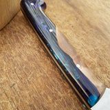 NORA #1425 - 7.5' AEB-L Stainless Santoku - Peacock