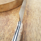 NORA #1425 - 7.5' AEB-L Stainless Santoku - Peacock