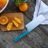 NORA Nakiri #1434 - AEB-L Stainless Steel - Teal | Orange | White
