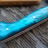 NORA Nakiri #1434 - AEB-L Stainless Steel - Teal | Orange | White