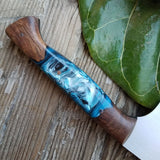 NORA #1437 - 8.5' AEB-L Chef - Witte Teal Shokwood
