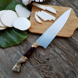 NORA #1436- 8.5' AEB-L Chef - Ruby Red Shokwood