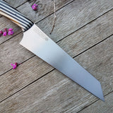 NORA #1457 - 7 Inch Line Slayer - Black & White Striped Micarta