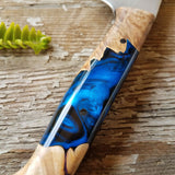NORA #1465 - 8' AEB-L Gyuto - Deep Blue Sea Shokwood
