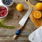 NORA #1465 - 8' AEB-L Gyuto - Deep Blue Sea Shokwood