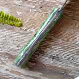 NORA #1466 - 8' AEB-L Gyuto - Dyed & Stabilized Green Maple
