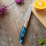 NORA #1475 - 3.5' Paring - Witte Teal Shokwood