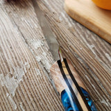 NORA #1475 - 3.5' Paring - Witte Teal Shokwood
