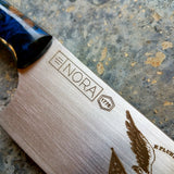 NORA #1776 - 8 Inch Americana Santoku - Blue