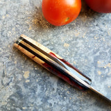 NORA Paring Knife #1043 - Ruby Red Shokwood