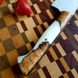 NORA #1073 - 7.5 Inch Santoku- White Shokwood