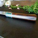 NORA #1085 - 7.5 Inch Kiritsuke - Maple & Walnut