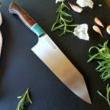 NORA #1085 - 7.5 Inch Kiritsuke - Maple & Walnut