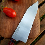 NORA #1088 - 7.5 Inch Kiritsuke - Ruby Red Shokwood