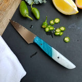 NORA #1119 - 3.5' Paring - Blue | Pearl Resin