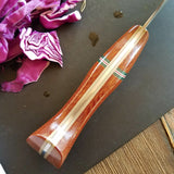 NORA #1124 - CPM-M4 Chef - Tan Linen Micarta