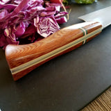 NORA #1124 - CPM-M4 Chef - Tan Linen Micarta