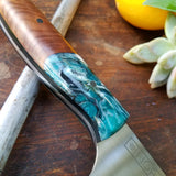 NORA #1141 - Teal Kiritsuke - AEB-L Stainless