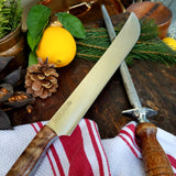 NORA #1150 - 12 Inch Cimeter - Figured Maple