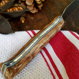 NORA #1150 - 12 Inch Cimeter - Figured Maple