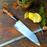 NORA #1142 - Hybrid Single Bevel Kiritsuke - AEB-L Stainless