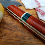 NORA #1174 - 10' Chef - Padauk & Teal Kirinite