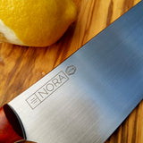 NORA #1174 - 10' Chef - Padauk & Teal Kirinite