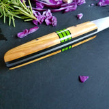 NORA #1187 - 3.5' Paring - Olivewood | Stripes