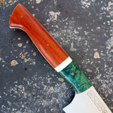 NORA #1222 - Padauk & Emerald Green Chef