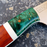 NORA #1222 - Padauk & Emerald Green Chef