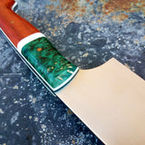 NORA #1222 - Padauk & Emerald Green Chef