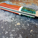 NORA #1222 - Padauk & Emerald Green Chef