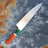 NORA #1222 - Padauk & Emerald Green Chef