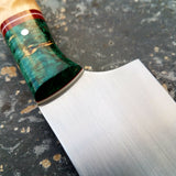 NORA #1229 - Maple | Teal | Red Santoku