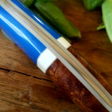 NORA #1250 - CPM-M4 Chef - Ironwood & Blue G10