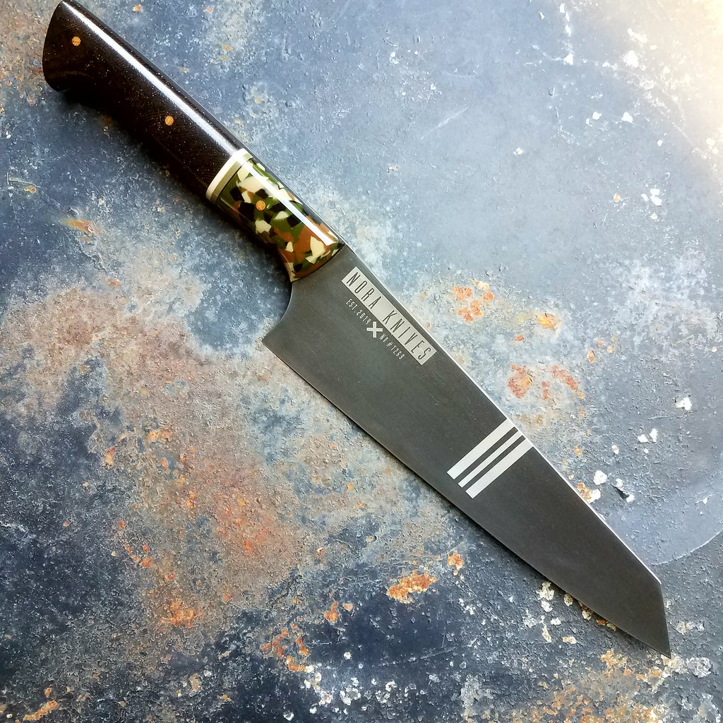 NORA #1269 - CPM-M4 Gyuto - Camo | Wenge