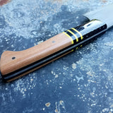 NORA #1268 - CPM-M4 Gyuto - Yellow | Black | Hickory