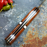 NORA #1275- CPM-M4 Chef - Macassar Ebony - Sak Yant Eels