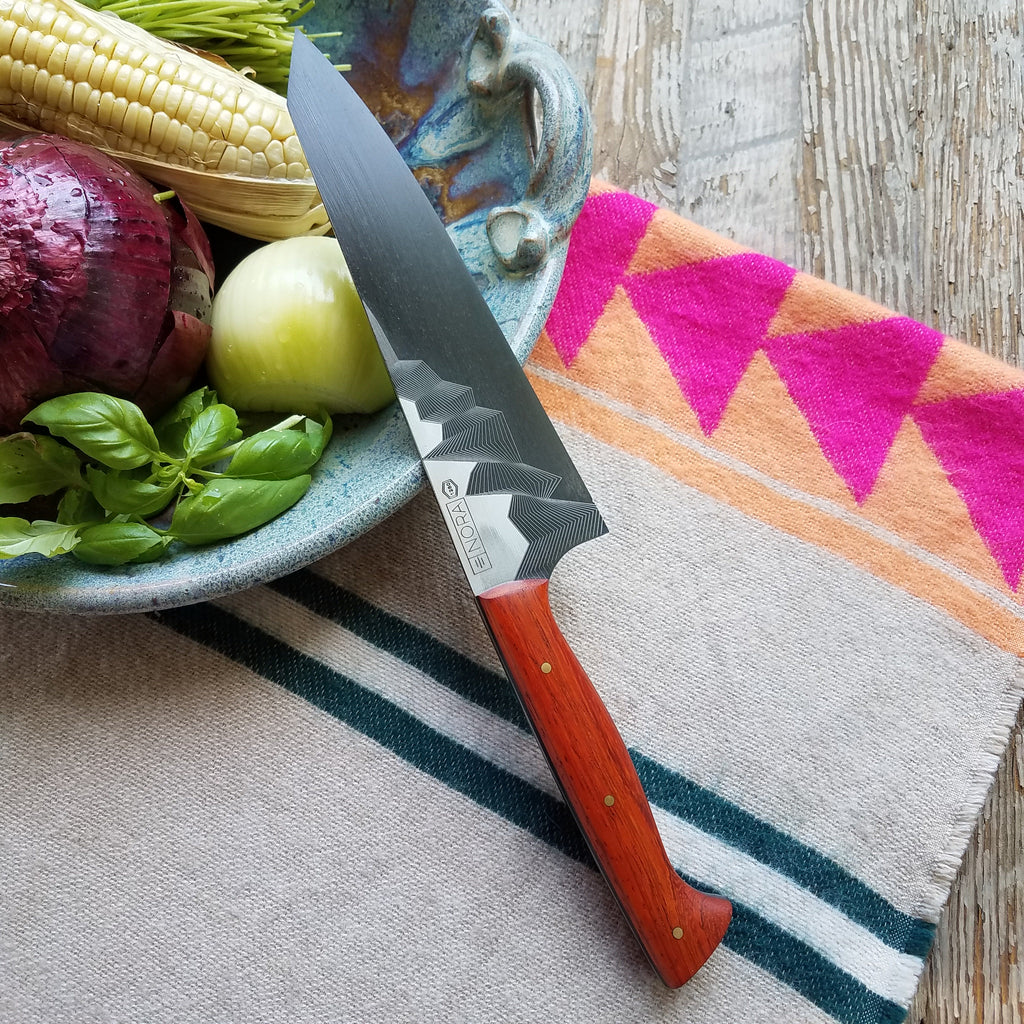 NORA #1280 - CPM-M4 8 Inch Gyuto - African Padauk