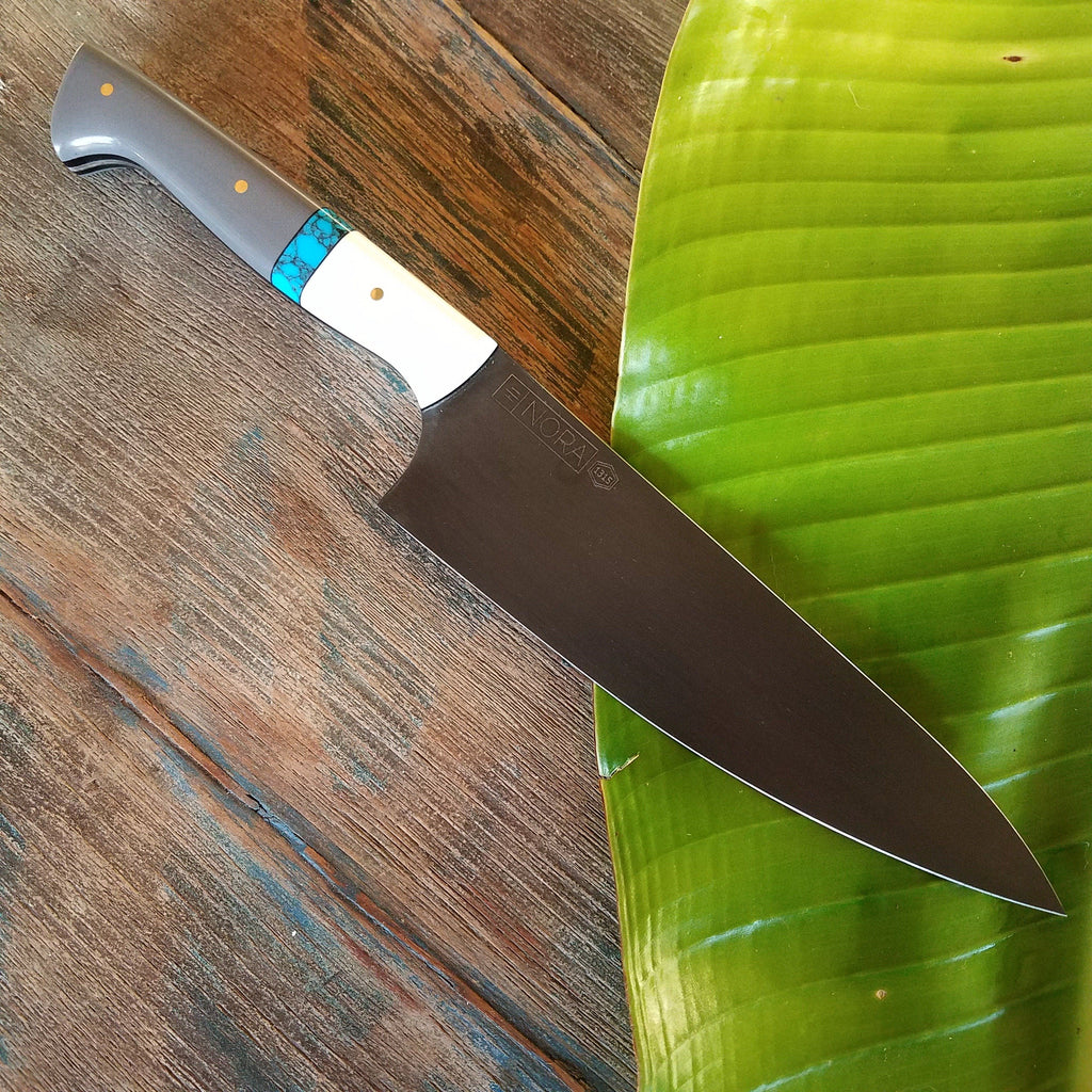 NORA # 1315- CPM M4 7' Chef - Turquoise | Gray | White