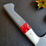 NORA # 1316 - CPM M4 8.5' Chef - Red | Gray | White