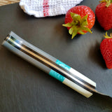 NORA # 1317 - CPM M4 8.5' Chef - Teal | Gray | White
