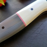 NORA # 1319 - CPM M4 8' Gyuto - Pink | Gray | White
