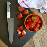 NORA # 1319 - CPM M4 8' Gyuto - Pink | Gray | White
