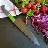NORA # 1321- CPM M4 8' Gyuto - Green | Gray | White
