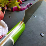 NORA # 1321- CPM M4 8' Gyuto - Green | Gray | White