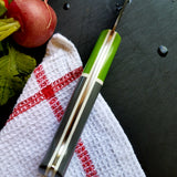 NORA # 1321- CPM M4 8' Gyuto - Green | Gray | White